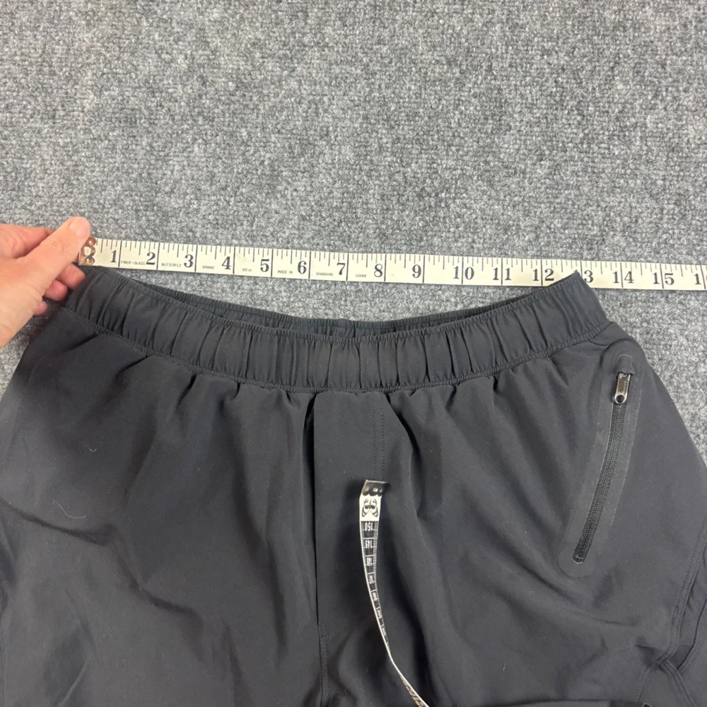 Lululemon Men’s Black Surge Short 6” Lined Athletic Shorts Size: Medium - Picture 5 of 9